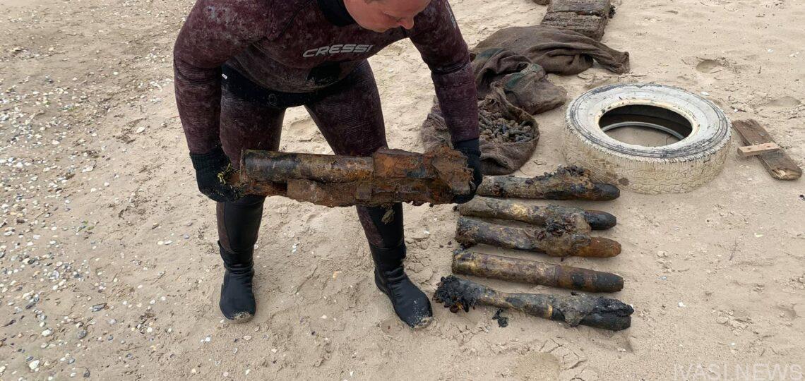 Одесские спасатели нашли снаряды на дне моря