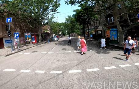 пешеходная зона в Одессе