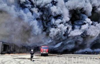 пожар на складах в Нерубайском