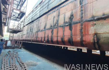 В Измаиле ремонтируют российское судно