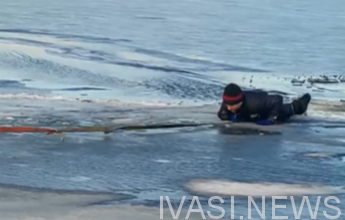 В Измаильском районе на озере Дервент рыбак провалился под лёд